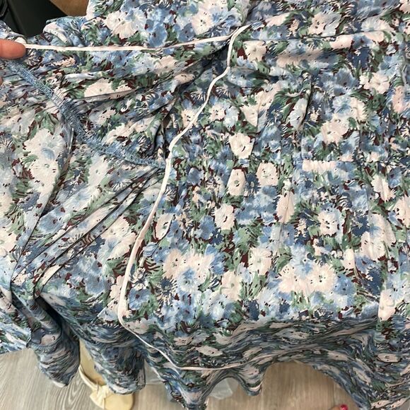 En Saison Floral Ruffle Mini Wrap Dress Cocktail Dress - Picture 12 of 13